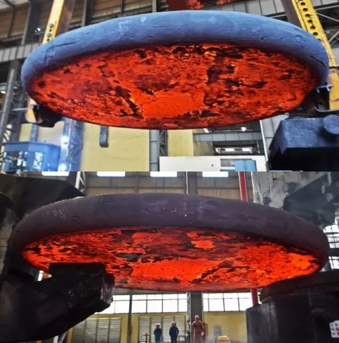 Wuxi changrun produces ultra large diameter tube sheet forgings for hydrogenation reactors