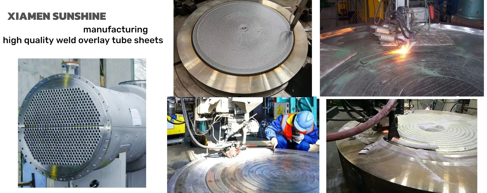 weld overlay tube sheets
